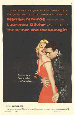 Cartell de la pel·lícula El príncep i la corista, Bill Gold, 1957, domini públic. 